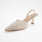 Renos - Gold Glitter Pointed Toe Dress Pump (Women)
