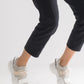 Lulen - White Glitter-Logo Velcro Sport Sneaker (Women)
