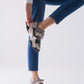 Lulen - Black Taupe Glitter-Logo Velcro Sport Sneaker (Women)