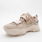 Lulen - Blush Glitter Script Velcro Sneakers (Women)