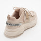 Lulen - Blush Glitter Script Velcro Sneakers (Women)