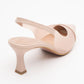 Moore - Beige Transparent Back Pointed Toe High Heel (Women)