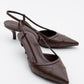 Point - Brown High Heel Shoe (Women)