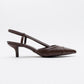 Point - Brown High Heel Shoe (Women)