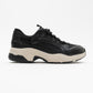 Letty - Black Printed Mesh Sneakers (Women)