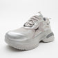 Marron - Silver Gray Sneakers (Women)