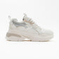 Marron - White Sneakers (Women)
