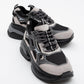 Marron - Black Sport Sneakers (Women)