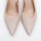 Value - Beige Patterned Heeled Shoe (Women)