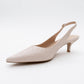Value - Beige Patterned Heeled Shoe (Women)
