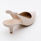 Value - Beige Patterned Heeled Shoe (Women)
