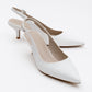 Value - White Patterned Heeled Shoe (Women)