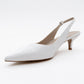 Value - White Patterned Heeled Shoe (Women)