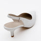 Value - White Patterned Heeled Shoe (Women)