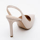 Twine - Beige Patterned Heeled Shoe (Women)