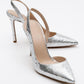 Twine - Silver Patterned High Heel (Women)