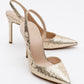 Twine - Gold Patterned High Heel (Women)