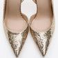 Twine - Gold Patterned High Heel (Women)