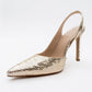 Twine - Gold Patterned High Heel (Women)