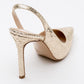 Twine - Gold Patterned High Heel (Women)