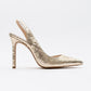 Twine - Gold Patterned High Heel (Women)