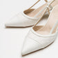 Point - White Heeled Shoe (Women)