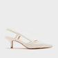 Point - White Heeled Shoe (Women)