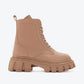 Zarela - Dark Beige Ankle Boot (Women)