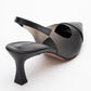 Moore - Black Transparent Open Back Pointed Toe Pump (Women)
