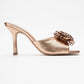 Shana Rose Floral Stiletto Heel Mule (Woman)
