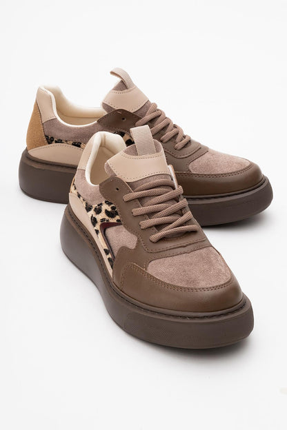Ida Platform Sneaker Brown