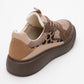 Ida - Brown Platform Sneakers (Women)