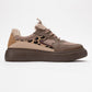 Ida - Brown Platform Sneakers (Women)