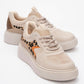 Ida Platform Sneaker Beige
