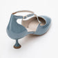 Emly - Blue Patent Round Toe Low Heel Shoe (Women)