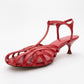 Felip - Red Strappy Low Heel Sandal (Women)