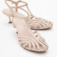 Felip - Off-White Strappy Low Heel Sandal (Women)