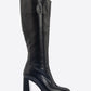 Decer - Black Heeled Boot (Women)