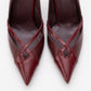 Ruby - Burgundy Patent Detail High Heel Shoe (Women)