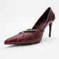 Ruby - Burgundy Patent Detail High Heel Shoe (Women)