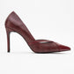 Ruby - Burgundy Patent Detail High Heel Shoe (Women)