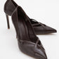 Ruby - Brown Patent Detail High Heel Shoe (Women)