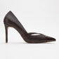 Ruby - Brown Patent Detail High Heel Shoe (Women)
