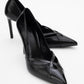 Ruby - Black Stiletto Heel (Women)
