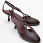Agves - Burgundy Heeled Sandal (Women)