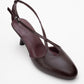 Agves - Burgundy Heeled Sandal (Women)