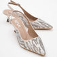 Ushes - Beige Short Heel Dress Shoe (Women)