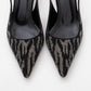 Ushes - Black Short Heel Dress Shoe (Women)