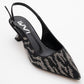 Ushes - Black Short Heel Dress Shoe (Women)