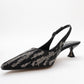 Ushes - Black Short Heel Dress Shoe (Women)
